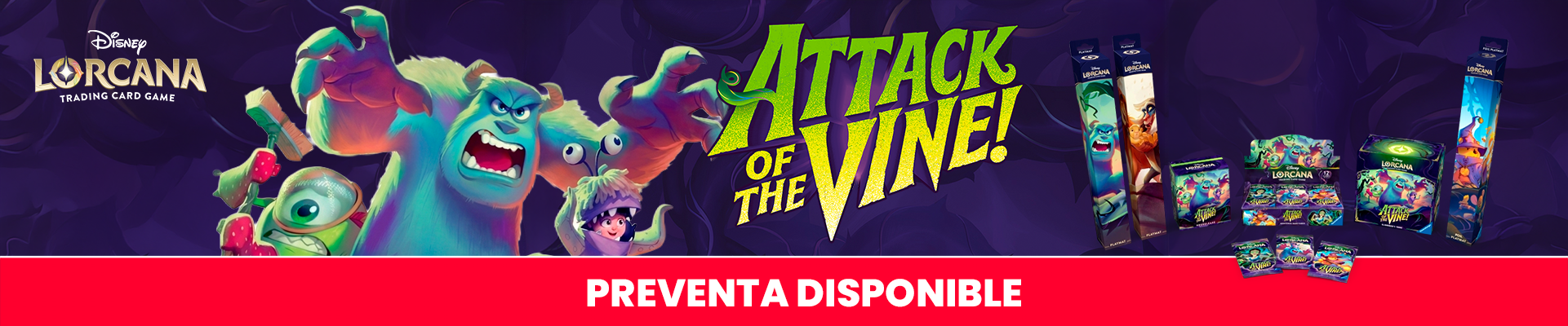 Disney Lorcana TCG - Attack of the Vine